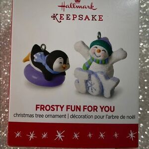 Hallmark Keepsake Ornament Limited Edition 2018 Salt/Pepper Snowmen-VIP …